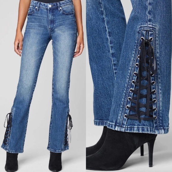 Blank NYC Denim - Blank NYC Flare Lace Up Jeans